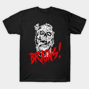 Brains Zombie T-Shirt